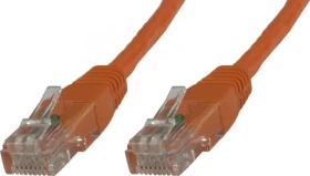 MicroConnect CAT6 U/UTP 0.5m CCA oranžová / PVC / AWG 26 / CCA (B-UTP6005O)