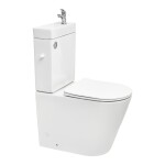 WC kombi komplet s umývátkem včetně ventilu SAT Brevis vario odpad SATBRE34 SATBRE34