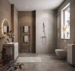 Kielle - Idolio Zrcadlo s LED osvětlením a vyhříváním, průměr 80 cm 50324081