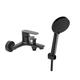 Vanová baterie SAT Mood s vanovým setem 150 mm černá matná SATBSMOOD222CSET1 SATBSMOOD222CSET1