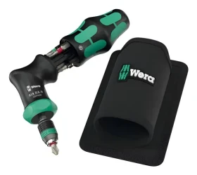 Wera Kraftform Kompakt Pistol RA-R 1 / Bitový šroubovák / ráčna / Rapidaptor (5051535001)