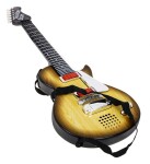 Mamido Dětská rocková elektrická kytara - dřevěná