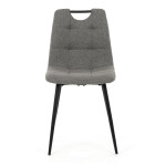 Jídelní židle, šedá, látka, DCL-V2017 GREY2