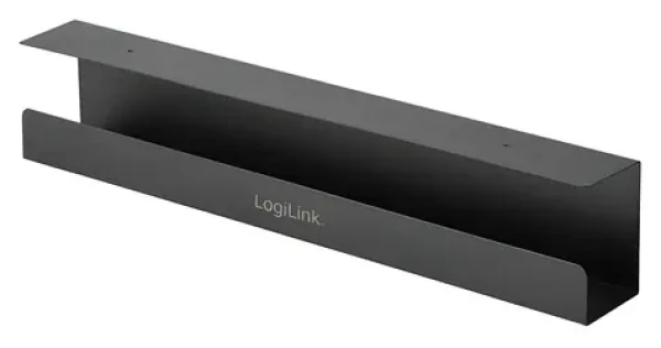 LogiLink KAB0070 černá / Kabelový žlab pod stůl / kov / nosnost 5 kg / 60 cm (KAB0070)