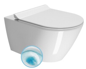 GSI - KUBE X závěsná WC mísa, GeniusFlush, 36x55cm, bílá ExtraGlaze 941311