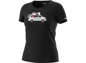Dynafit Graphic Cotton dámské tričko krátký rukáv Black Out/Dynavan vel. 42/36/S