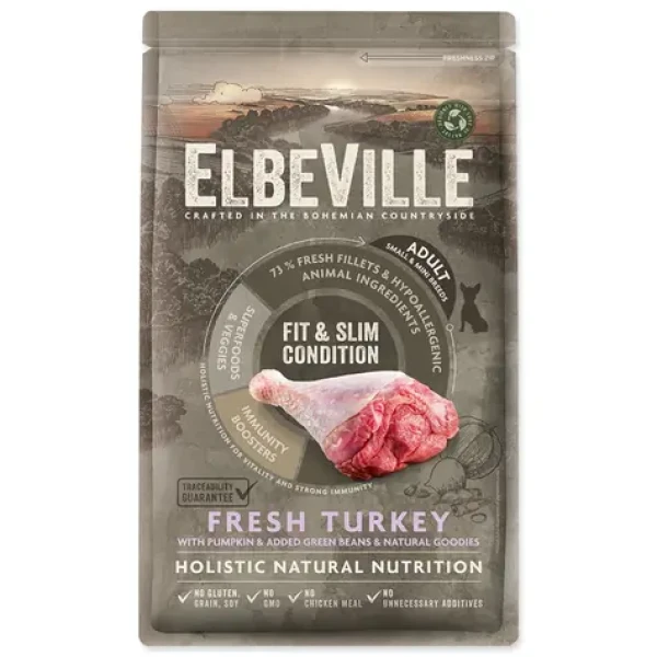 ELBEVILLE Adult Mini Fit and Slim Condition Fresh Turkey 1.4kg (94-11342)