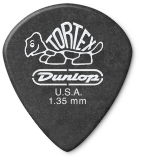 Dunlop Tortex Pitch Black Jazz III Pick 1,35mm - 12 ks