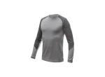 Sensor Merino Impress šedá/maori - Sensor Merino Impress pánské triko dlouhý rukáv šedá/Maori vel. XL