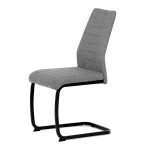 Jídelní židle, šedá, látka, DCL-438 GREY2