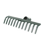 LEVIOR 61031 Hrábě kovové, 12 zubů, bez násady