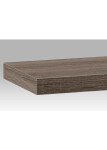 Polička nástěnná 120 cm, MDF, 3D dekor dub sonoma dark, baleno v ochranné fólii