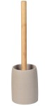 SAPHO - RIKO WC štětka na postavení, béžová/bambus 8578
