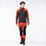 Pánská mikina Polar Monar M 92800621574 šedo-oranž - Hi-Tec XXL