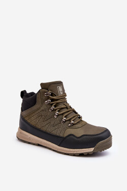 Dámské zateplené trekingové boty Khaki Big Star Velikost: 40