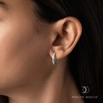 Royal Fashion stříbrné náušnice GU-DR23085E-SILVER-MOONSTONE-TOPAZ