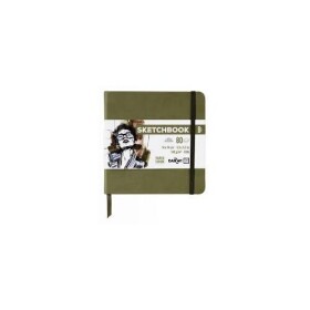Skicovací blok Khaki 14x14 140g 80 listů