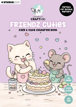 Friendz Cuties , antistresové omalovánky, Studio Light