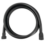 SAPHO - SOFTFLEX plastová sprchová hadice, 200cm, černá mat 1208-27