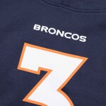 Fanatics Pánská mikina Denver Broncos NFL Russell Wilson #3 Iconic Player Hoodie Velikost: 2XL