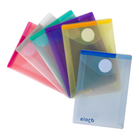 Djois obálka se suchým zipem, A7, PP, mix barev, 6 ks