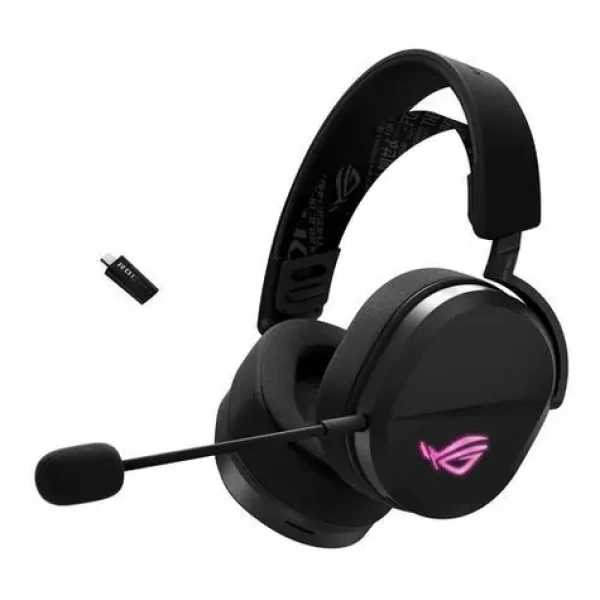 ASUS ROG Pelta černá / Herní sluchátka / RGB podsvícení / Bluetooth / USB-C (90YH0410-BHUA00)