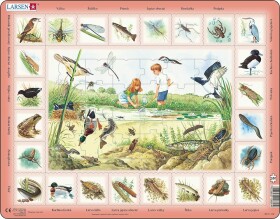 Puzzle MAXI - Život u rybníka/48 dílků - Lagardere