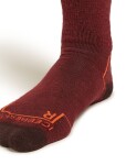 Pánské merino turistické ponožky ICEBREAKER Mens Hike+ Medium Crew, Port/Blaze/Bittersweet velikost: 47-49 (XL)
