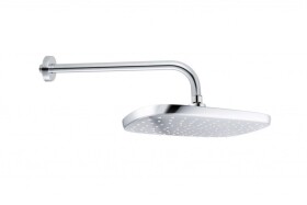 Kielle - Vega Hlavová sprcha 290, 1 proud, sprchové rameno 35 cm, chrom/bílá 20118SE0