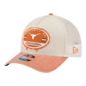 New Era Pánská kšiltovka Texas Longhorns NCAA Frayed Patch 9FORTY M-Crown A-Frame Trucker