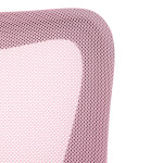 Dětská židle, výškově nastavitelná, růžová síťovina, KA-K2008 PINK