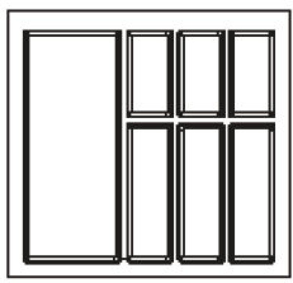 Agoform příborník Classico 600 barva: černá