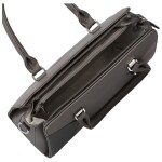 Módní dámská koženková kabelka do ruky Daria, šedá