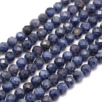 Přírodní safír - broušený - ∅ 4 mm - 1 ks