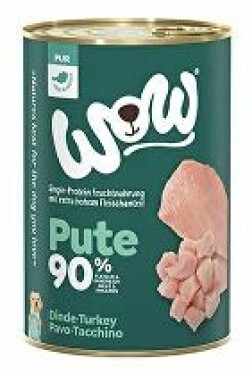 WOW konzerva PUR Krocan monoprotein 400g