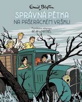 Správná pětka 4. na pašeráckém vršku - komiks - Enid Blyton