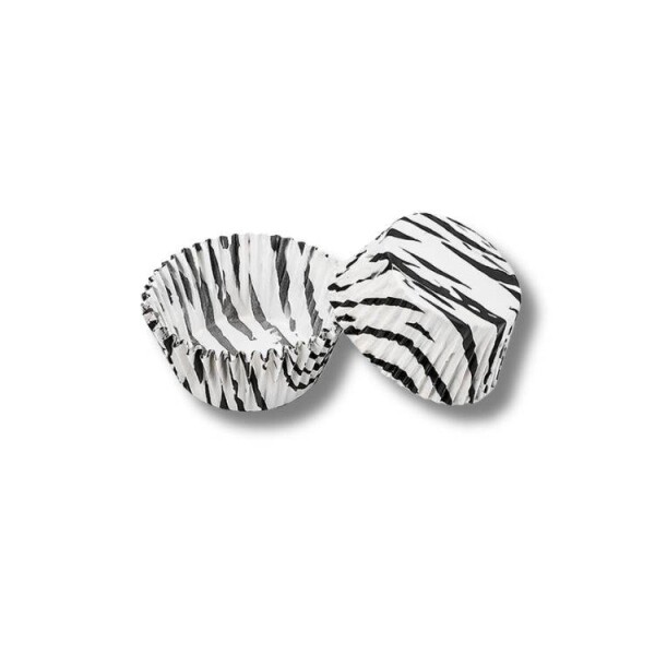 Dortisimo Košíčky na mini muffiny černo-bílé Zebra (80 ks)
