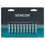 SENCOR SBA LR03 4S Alkalická baterie AAA (10ks) (8590669340576)
