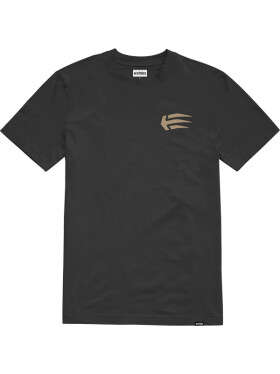 Etnies Joslin Black/Tan pánské tričko krátkým rukávem