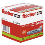 Fischer UX 10 x 60 R univerzální hmoždinka 60 mm 10 mm 62759 25 ks
