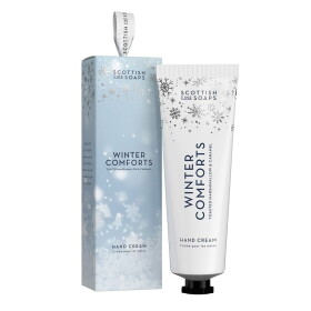SCOTTISH FINE SOAPS Krém na ruce Winter Comforts 75 ml, modrá barva, bílá barva