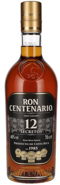 Ron Centenario GRAN LEGADO Rum 12y 40% 0,7 l (holá lahev)