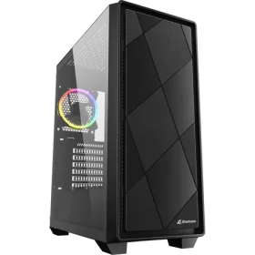 Sharkoon VS8 RGB černá / ATX / 2x USB 3.0 / 1x USB-C /3x 120mm / bez zdroje / průhledná bočnice (4044951039081)