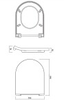 CERSANIT - SET B239 WC mísa INVERTO HF TS DUR SLIM WRAP SC EO VIRT S701-419