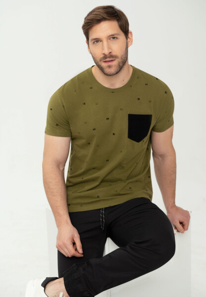 Tričko Volcano T-Disc M02118-S23 Olive Green