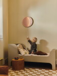 Ferm Living Povlak na polštář s výšivkou Swif Bird 40 × 60 cm, multi barva, textil