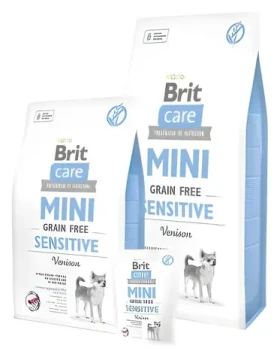 Brit Care Mini Grain Free Sensitive 2 kg / Krmivo pro psy / Hypoalergenní / bez obilovin
