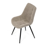 Jídelní židle, hnědá, látka, HC-T1130 CAP2