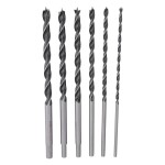 EXTOL CRAFT 1156 Vrtáky do dřeva, spirálové, sada 6ks, 6-14mm, 300mm