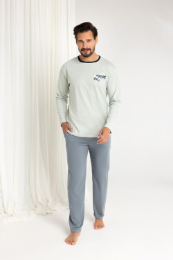 PÁNSKÉ PYŽAMO 484 BIG J/25 zelená 3XL